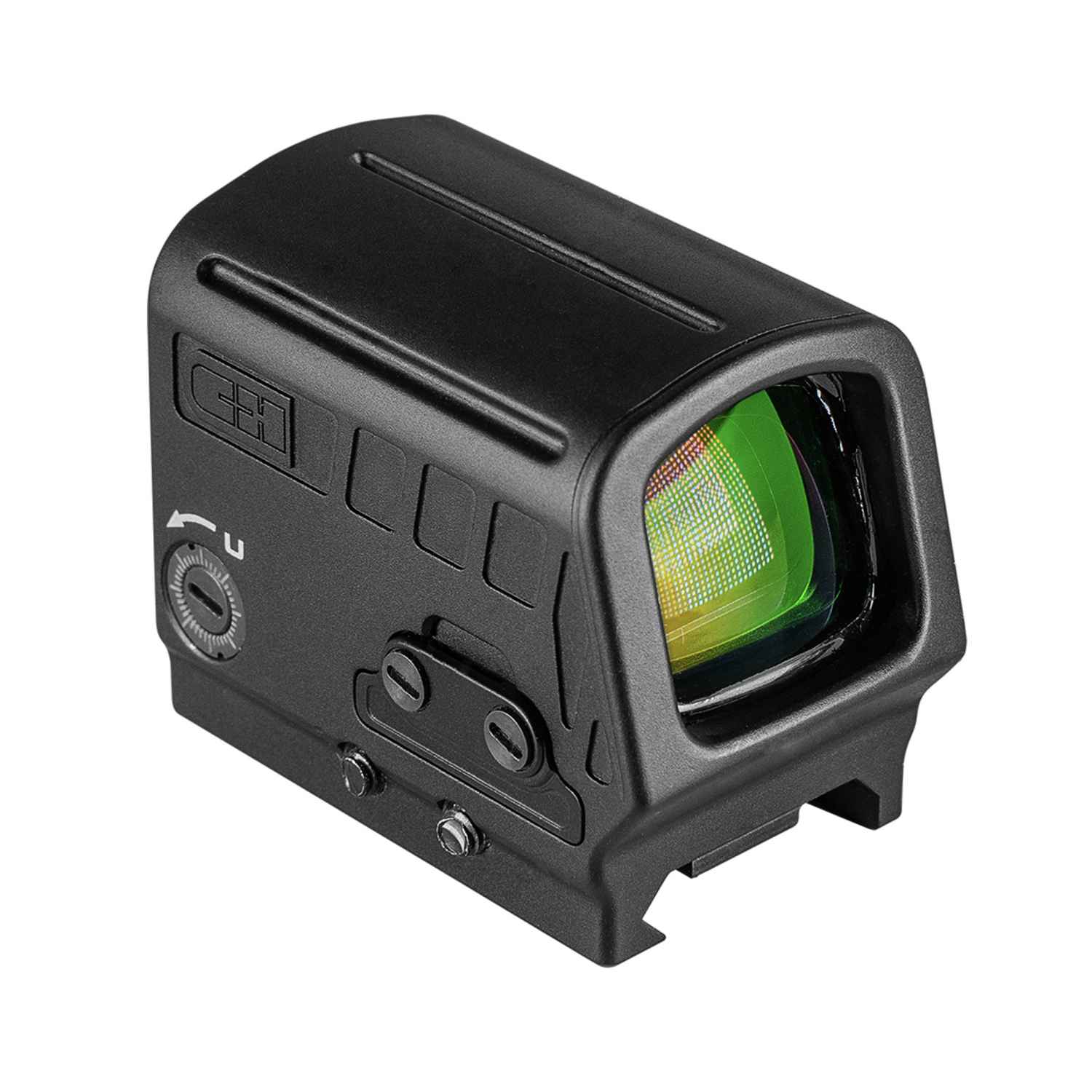 C&H PRECISION STRYKR, RED DOT, 3 MOA RED DOT & 33 MOA CIRCLE, MATTE FINISH, BLACK