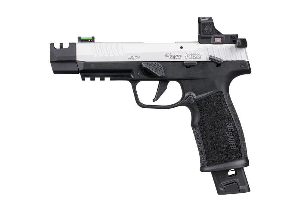 Sigarms P322 Optic Ready Pistol 322C-T-COMP-RS, 22LR, 4in, Black Polymer Grips, 20 Rds