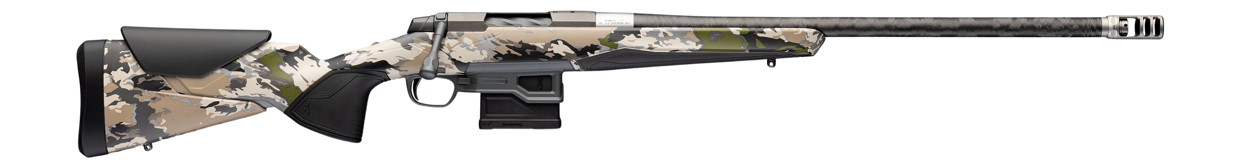Browning X-Bolt 2 Speed LR Carbon Fiber Rifle 036141299, 6.8 Western, 26", Ovix Synthetic Stock, Tungsten Cerakote, 5 Rds