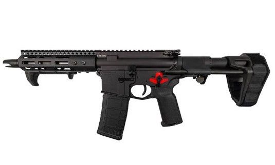 Franklin Armory PDW-C7 Pistol 00-30044-BLK, 5.56 NATO, 7.5in, SB Tactical PDW Brace, Magpul K2 Grip, 30 Rds