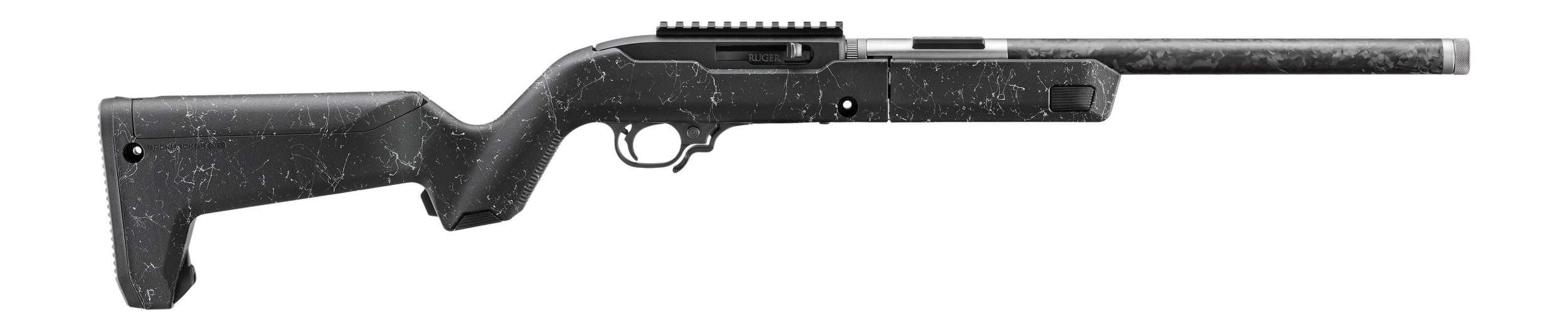 Ruger 10/22 Carbon Takedown Rifle 32034, 22 Long Rifle, 16.1" in Carbon Fiber Threaded Barrel, Magpul Hunter X-22 Takedown Stock, 10+1