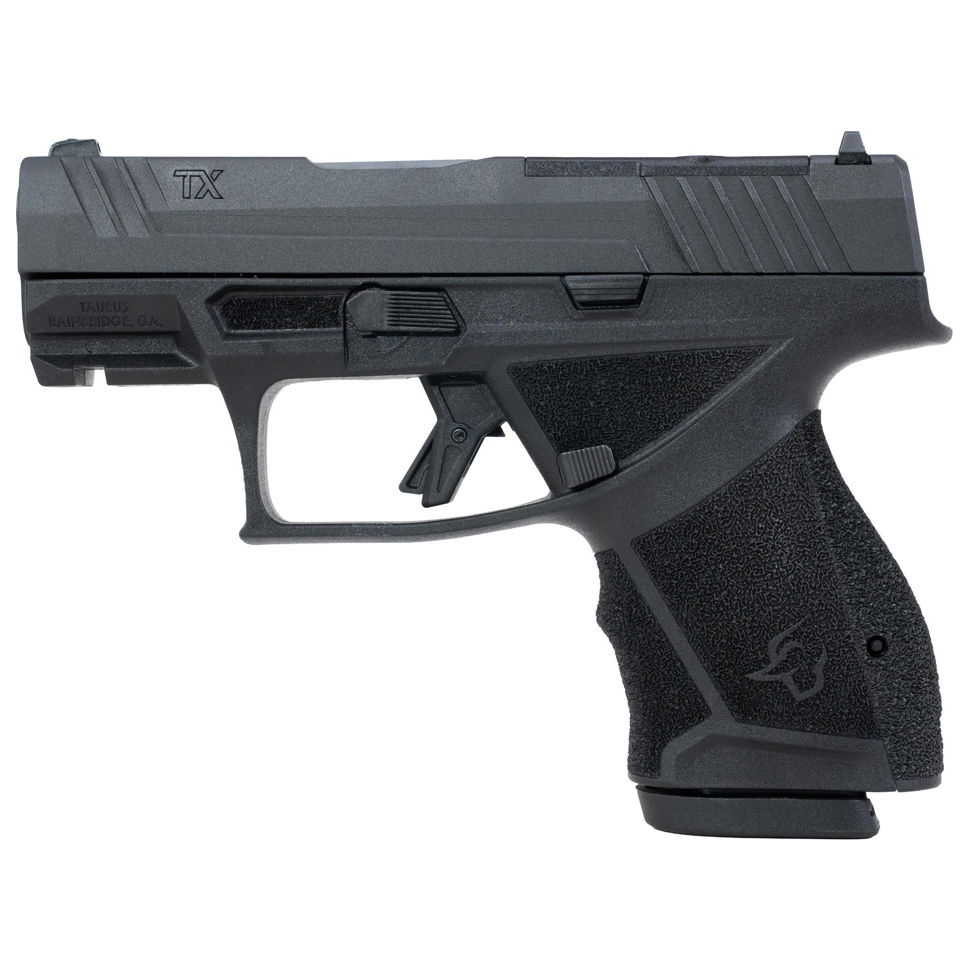 Taurus TX9 Pistol 1-TX9SC431, 9mm, 3.4", Polymer Grips, Black Finish, T.O.R.O. Slide, Optic Ready, 13 Rds