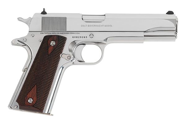 Colt 1991 Government Pistol O1911C-BS, 45 ACP, 5in, Double Diamond Rosewood Grips, 7 Rds