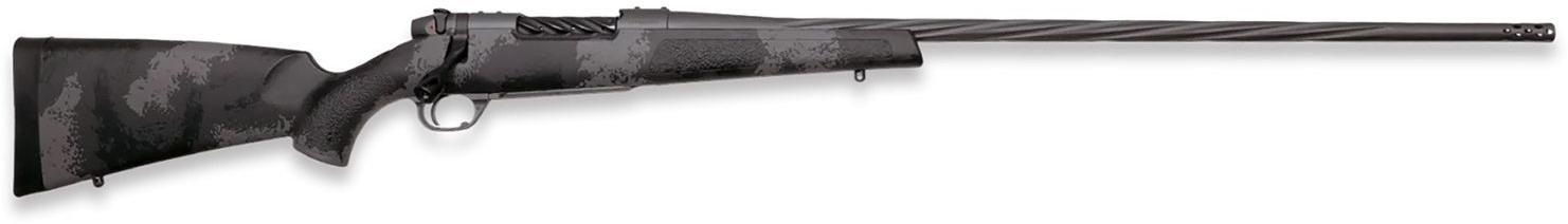 Weatherby Mark V Live Wild Rifle MLW01N25CMR4B, 25 Creedmoor, 22", Carbon Gray Cerakote Drilled & Tapped Steel Receiver Fixed Black w/Gray Accents Polymer Stock, 4 Rds