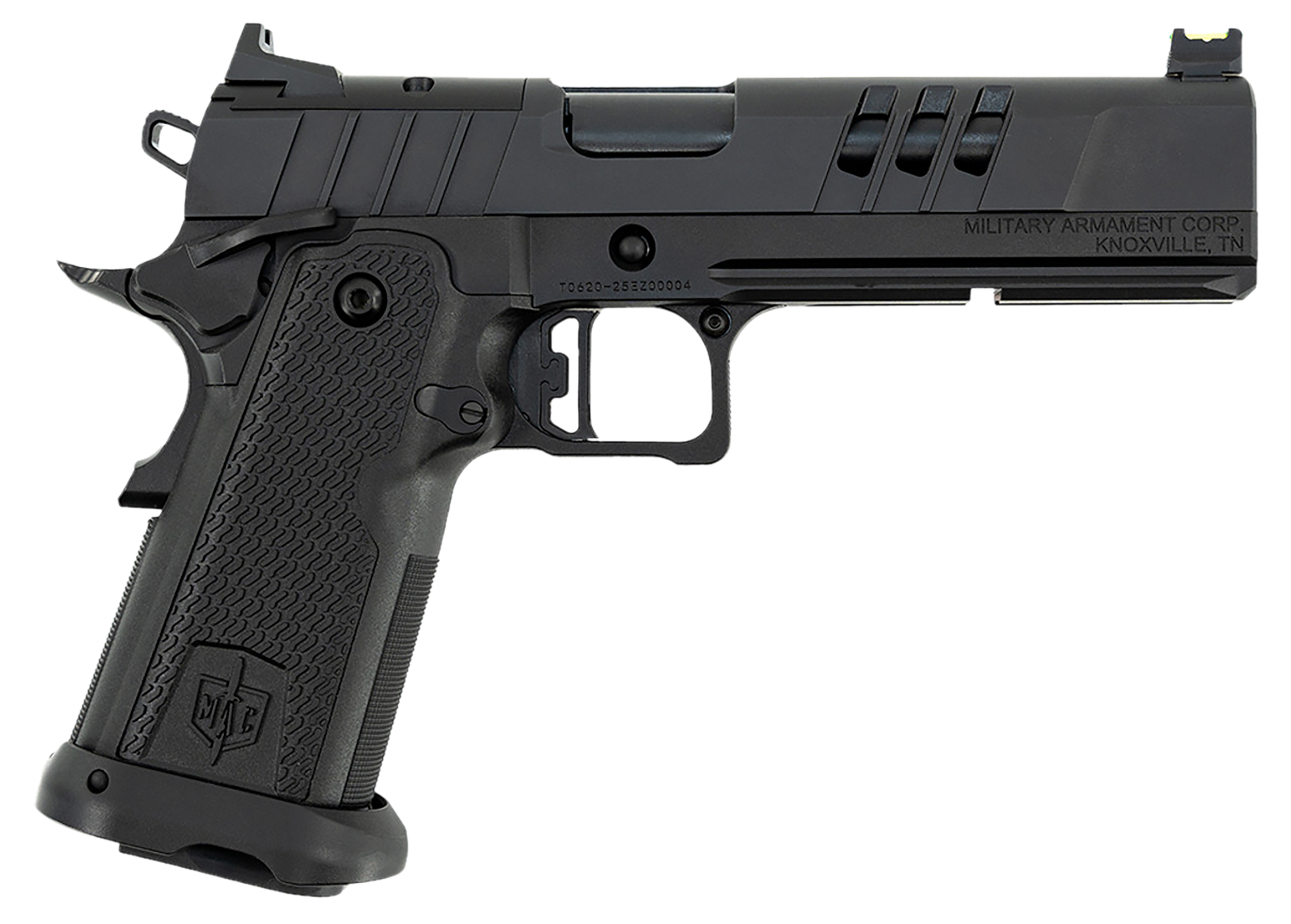 Tisas 9 DS-D Optic Ready Pistol 12500011, 9mm Luger, 5in, QPQ Tenifer Cerakote Finish, 17 Rds