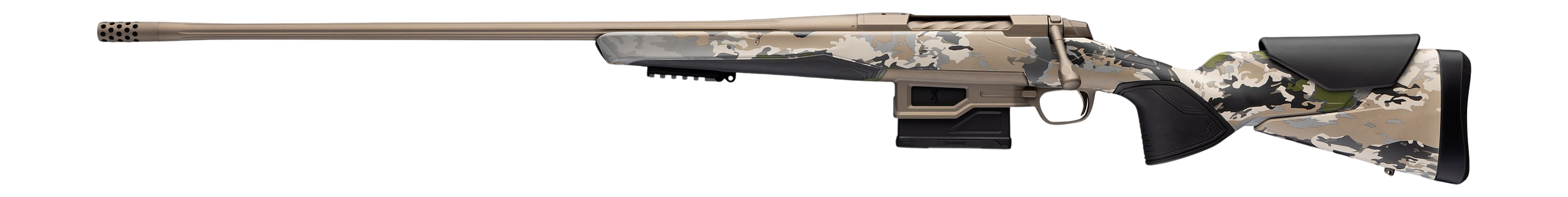 Browning X-Bolt 2 Speed LR Left Hand Rifle 036127227, 7mm Rem Mag, 26", Ovix Synthetic Stock, Smoked Bronze Cerakote, 5 Rds