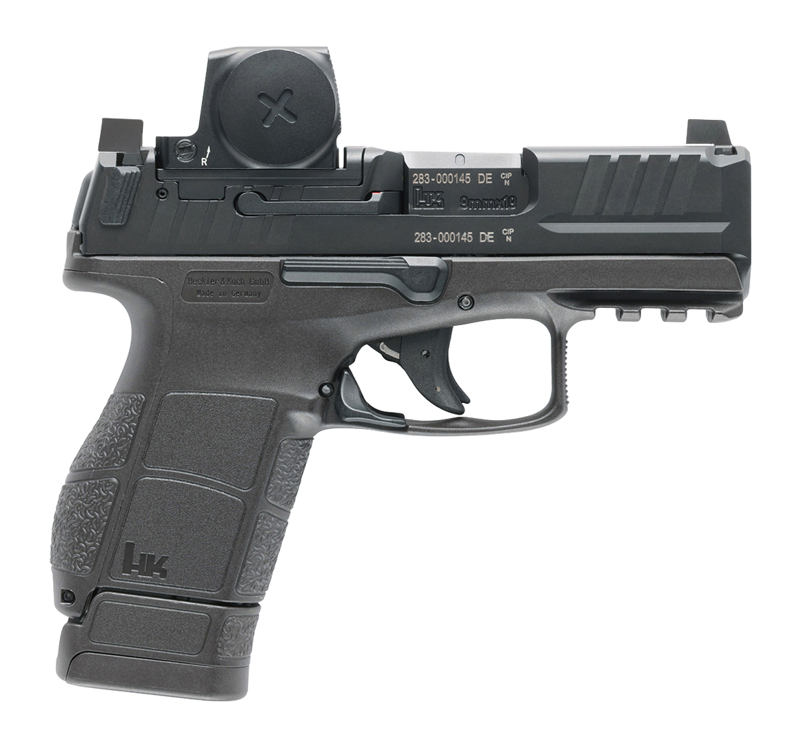 Heckler & Koch VP9CC w/Optic Pistol 81001320, 9mm, 3.13in, Interchangeable Backstrap Grips, Black Finish, 10 Rds