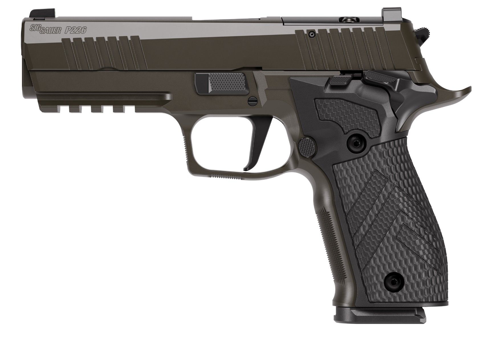 Sig Sauer P226X Legion Optic Ready Pistol 226X-9-LEGION-SAO, 9mm, 4.4in, Black G10 Legion Grips, 18 Rds