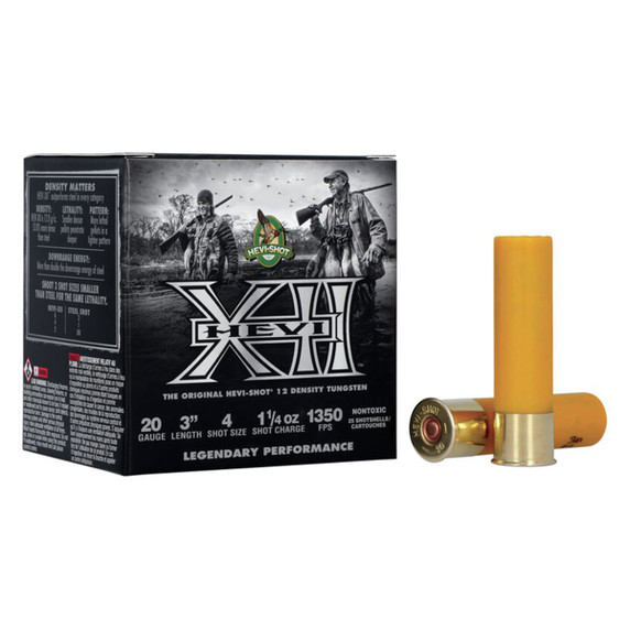 Hevi Xll Tungsten 20ga 1-1/4oz 4 Shot 3″ #HS53204