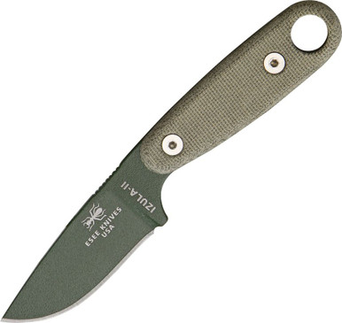 ESEE Izula-II OD Green Fixed Blade Knife with Kit 2.63" 1095 Carbon - IZULA-II-OD-KIT
