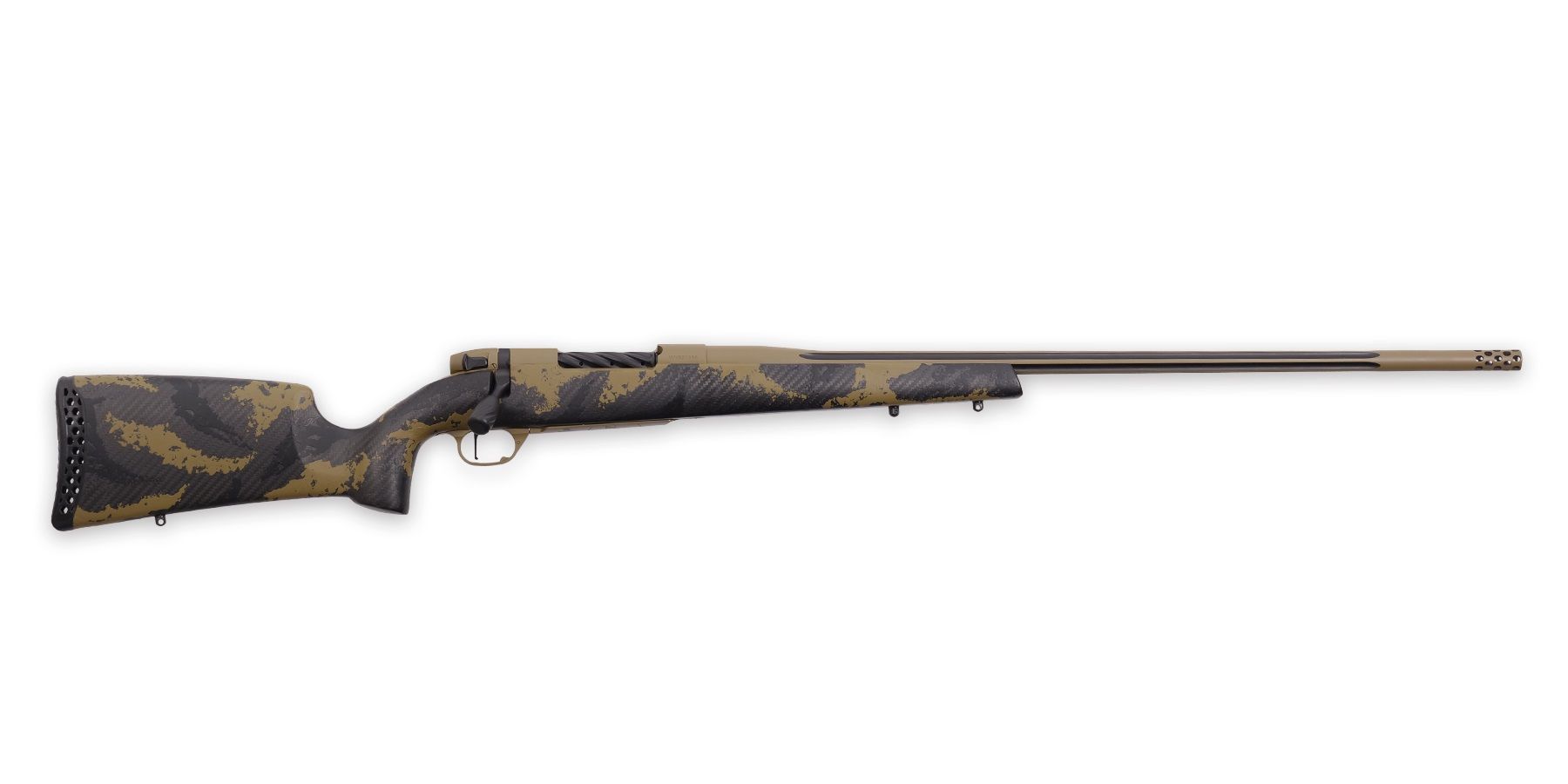 Weatherby Mark V Apex Rifle MAX01N300PR8B, 300 PRC, 26", Carbon Fiber W/fde and Black Stock, 3 Rds
