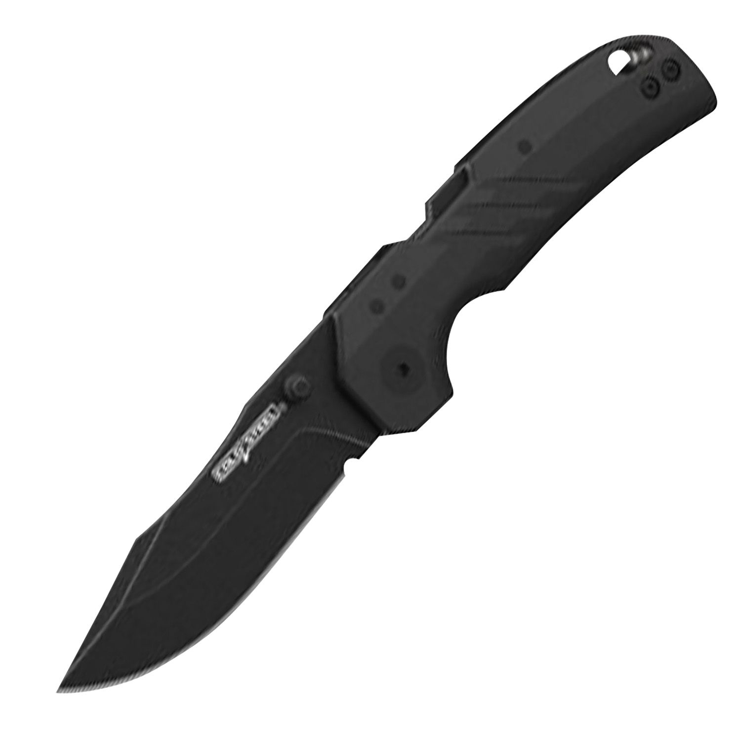 Cold Steel CSFL30DPLC10B Engage 3" Folding Clip Point Plain Black PVD Stonewashed SS Blade, 4.11",Black GFN Handle Includes Belt Clip