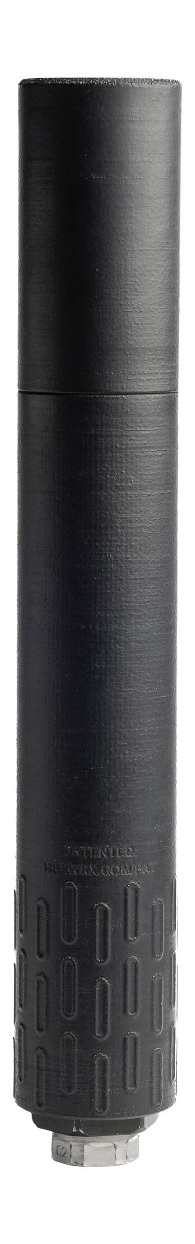 HUXWRX Flow 45 M Flow-Through 45 Cal. Titanium Suppressor .578x28 Direct Thread