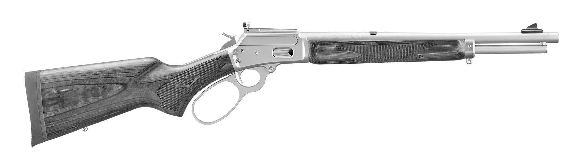 Marlin 1894 Trapper Lever Action Rifle 70453, 10mm, 16.1", Laminate Black Stock, Stainless Finish, 10 Rds