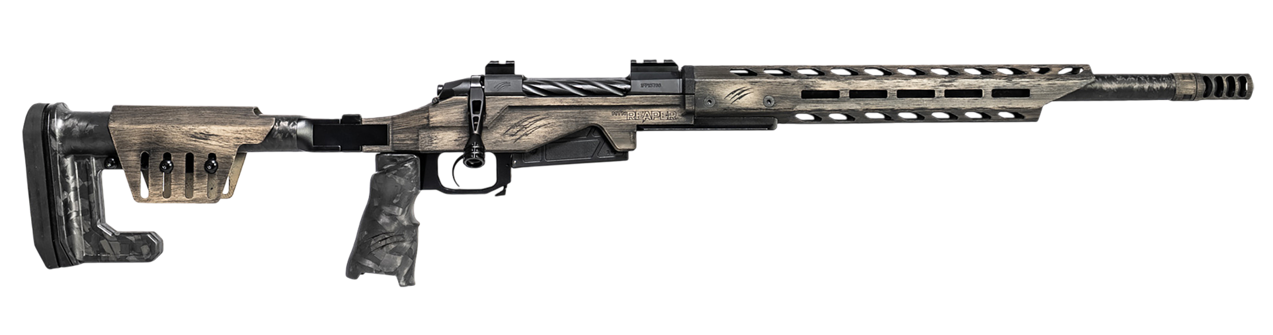 Fierce Reaper MTN Rifle FMTR65CM20DTB, 6.5 PRC, 20", Adj Fold & Lock Stock, 3 Rds