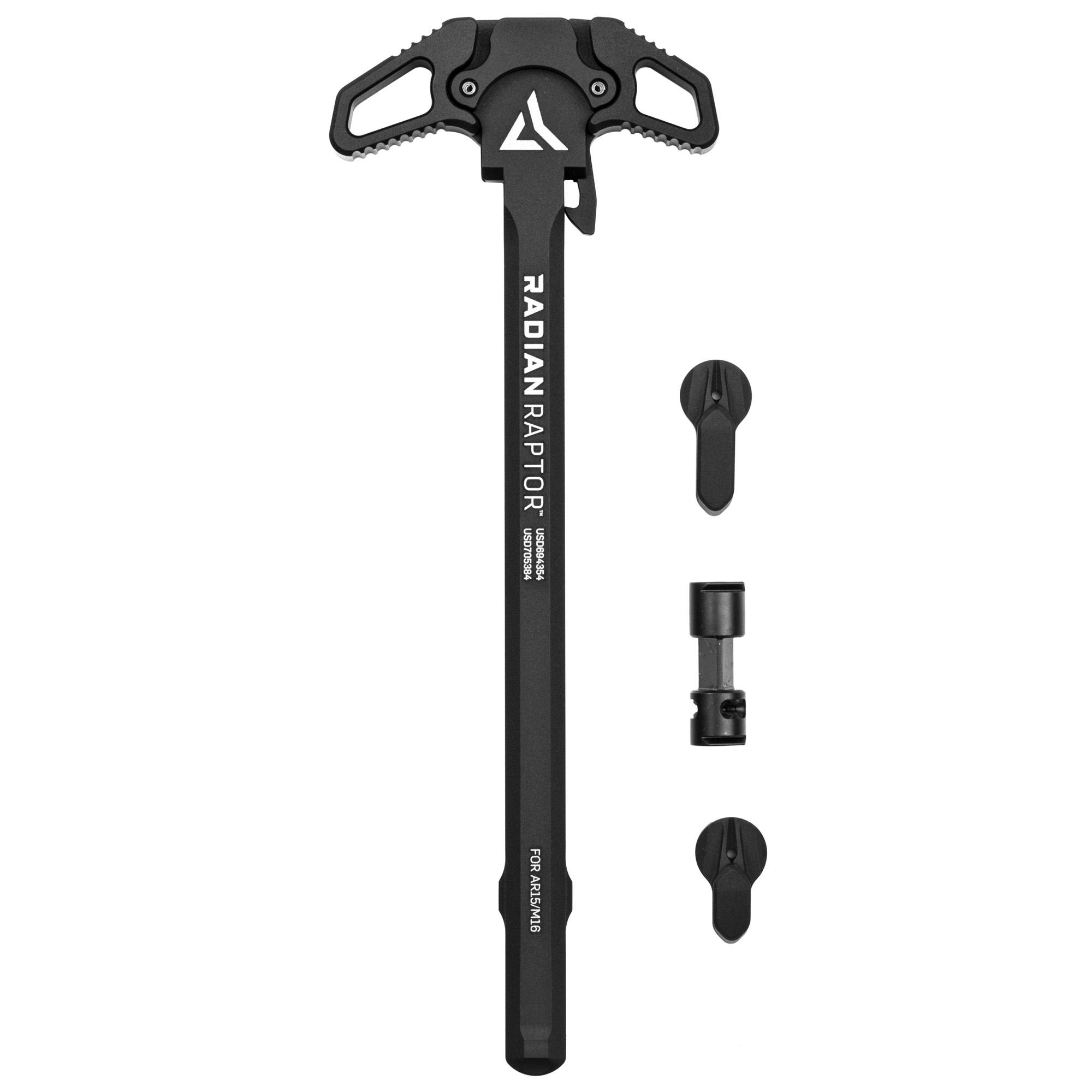 RADIAN Weapons Raptor Charging Handle & Talon 45/90 Ambidextrous Safety Combo, 5.56MM (R0275) Black