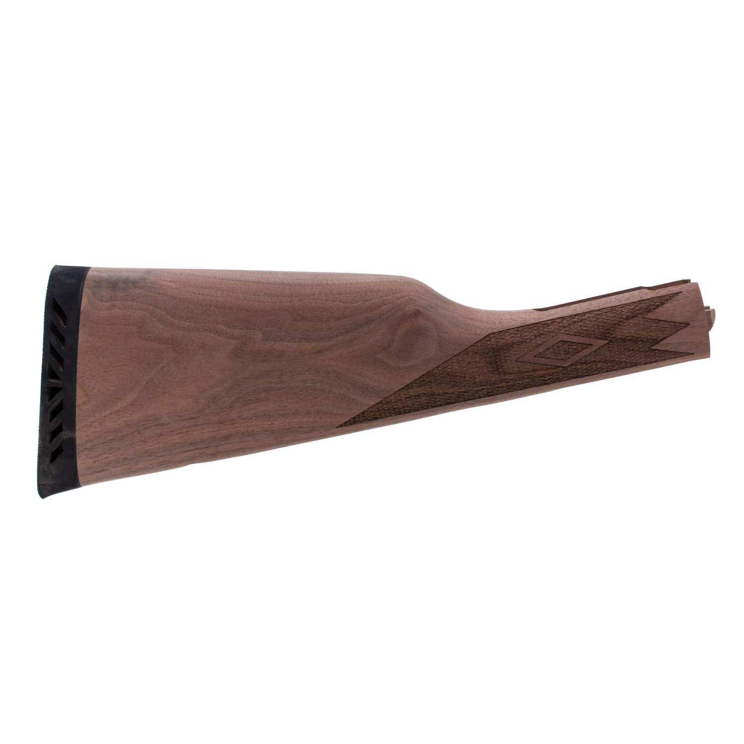 Marlin Straight Grip Checkered Walnut Stock Assembly w/ Vented Pad, Unfinished
