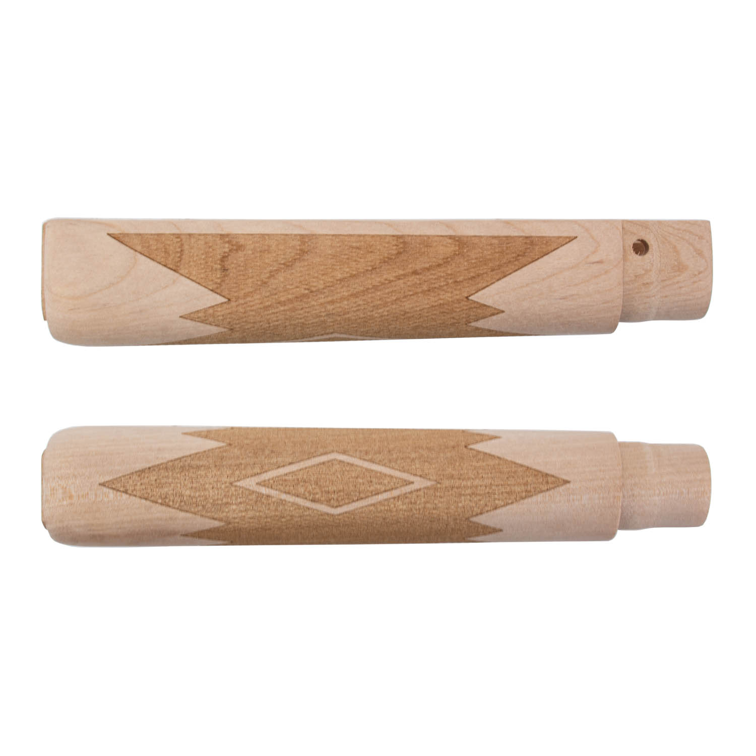 Marlin 336 Compact Checkered Hardwood Barrel Band Style Forearm, Unfinished