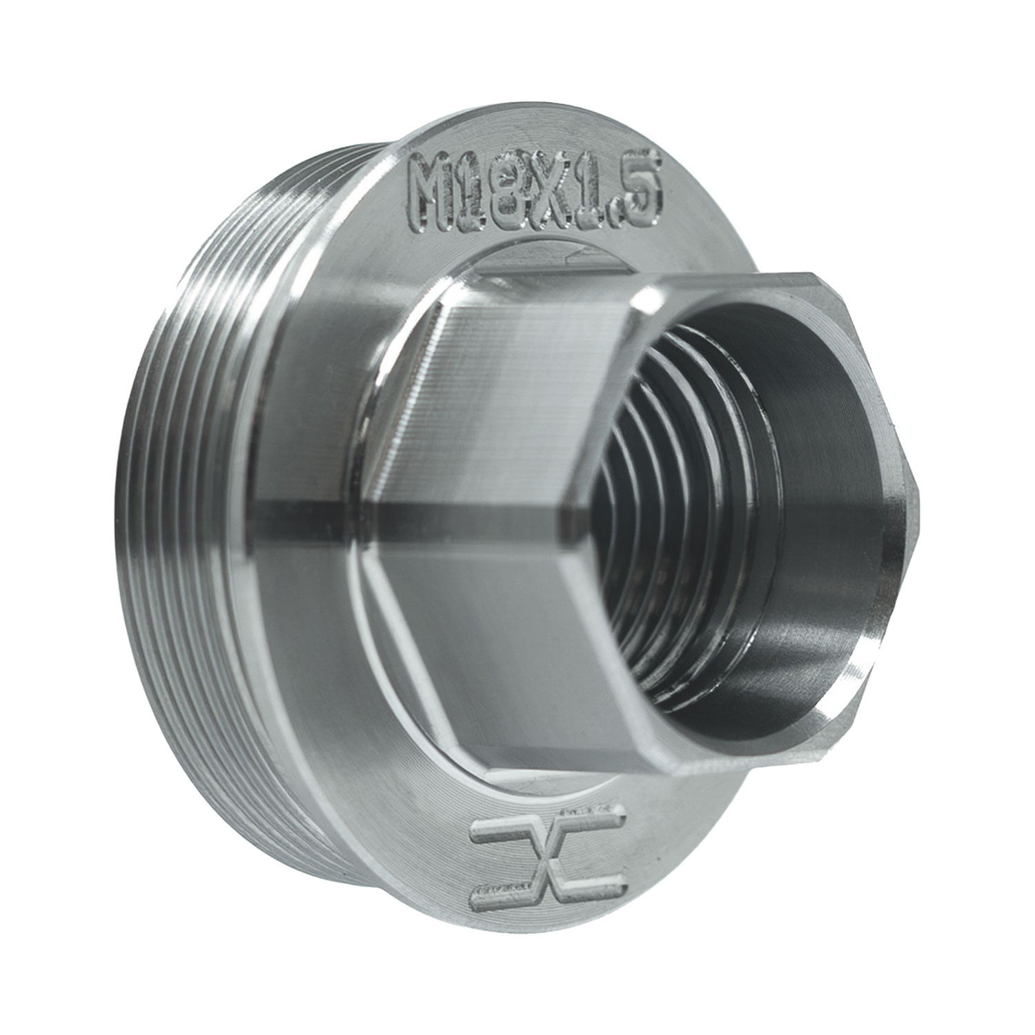Faxon Titanium Direct Thread HUB adapter, M18x1.5
