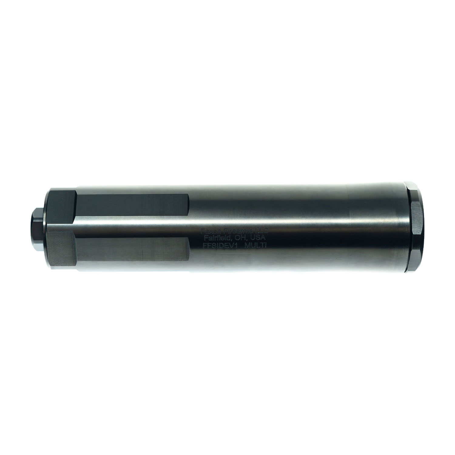 Faxon Cylindrical Additive 3D Printed .30 Cal Rifle Suppressor