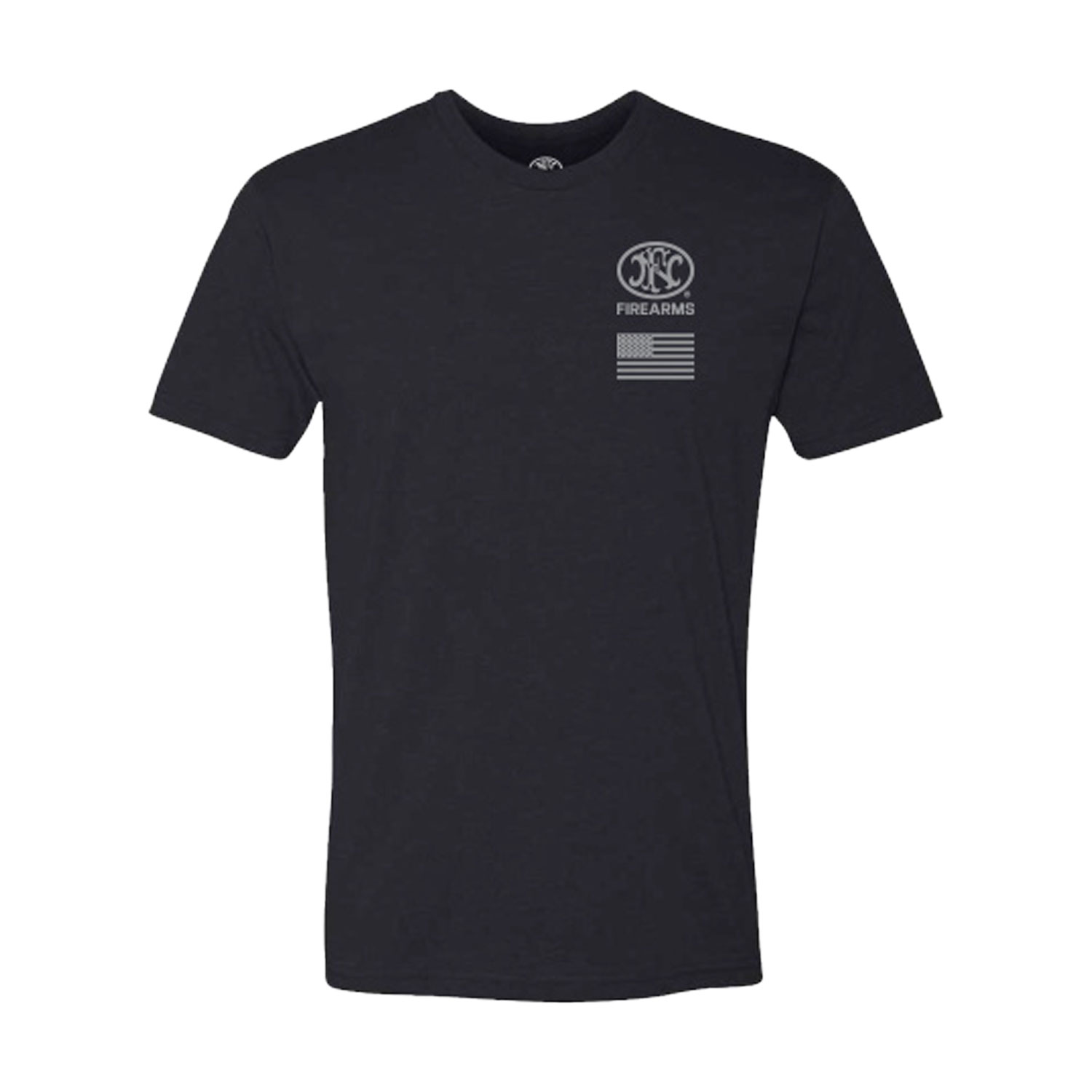 FN Logo Flag Tee Shirts, Black
