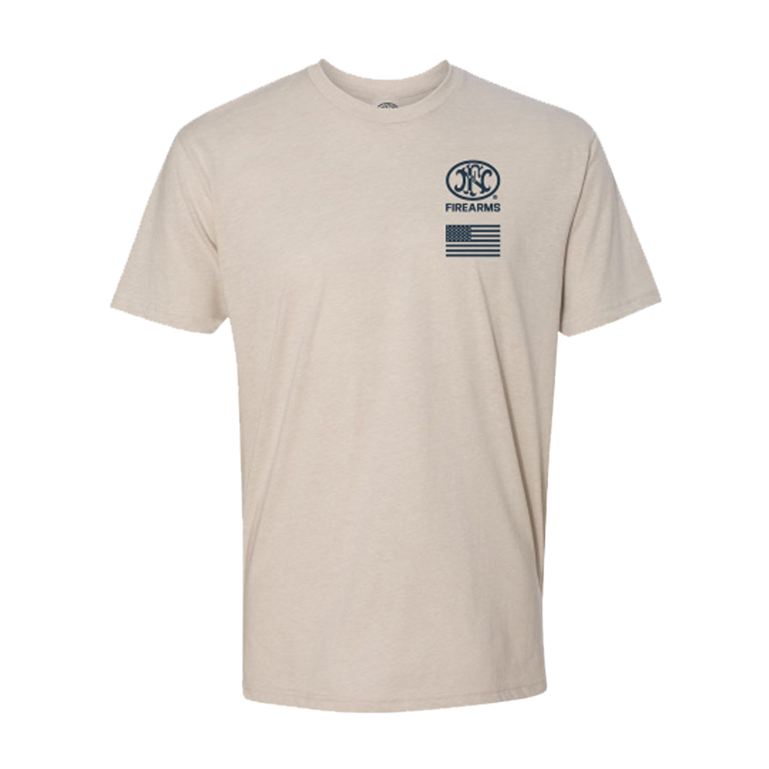 FN Logo Flag Tee Shirts, Sand