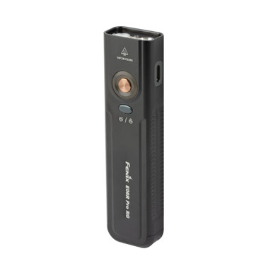 Fenix E06R PRO RG Rechargeable Flat EDC Flashlight Black - FX-E06R-Pro-RG-Black