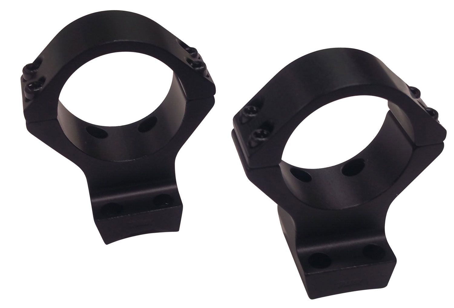 Talley 940735 Black Anodized 1 in Medium Rings/Base Set For Browning X-Bolt