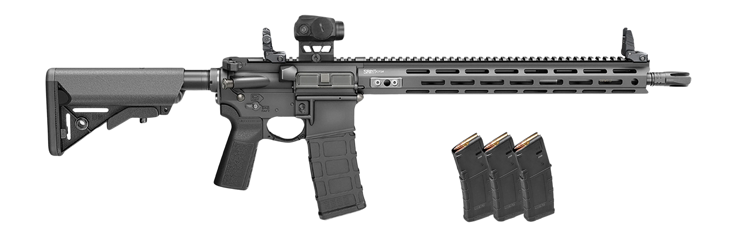 Springfield Saint Victor V2 Gear-Up Package Rifle STV916556B-V2-B5-PAC, 5.56 NATO, 16", B5 Sopmod Stock, w/Viridian Venta Optic, 30 Rds