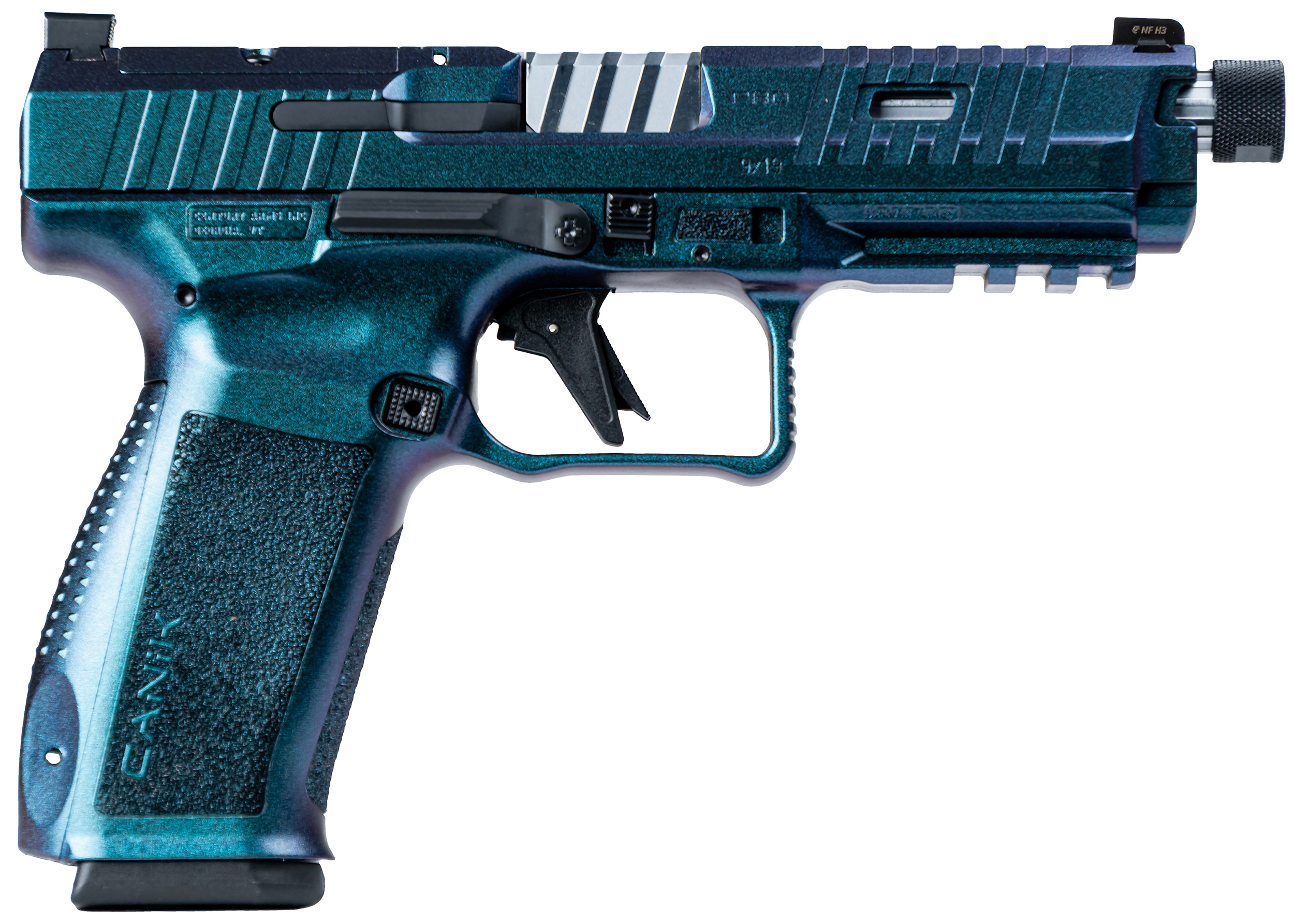 Century Mete Pro Optic Ready Pistol HG8342S-N, 9mm, 5in, Interchangeable Backstrap Grips, Stingray Finish, 18 Rds
