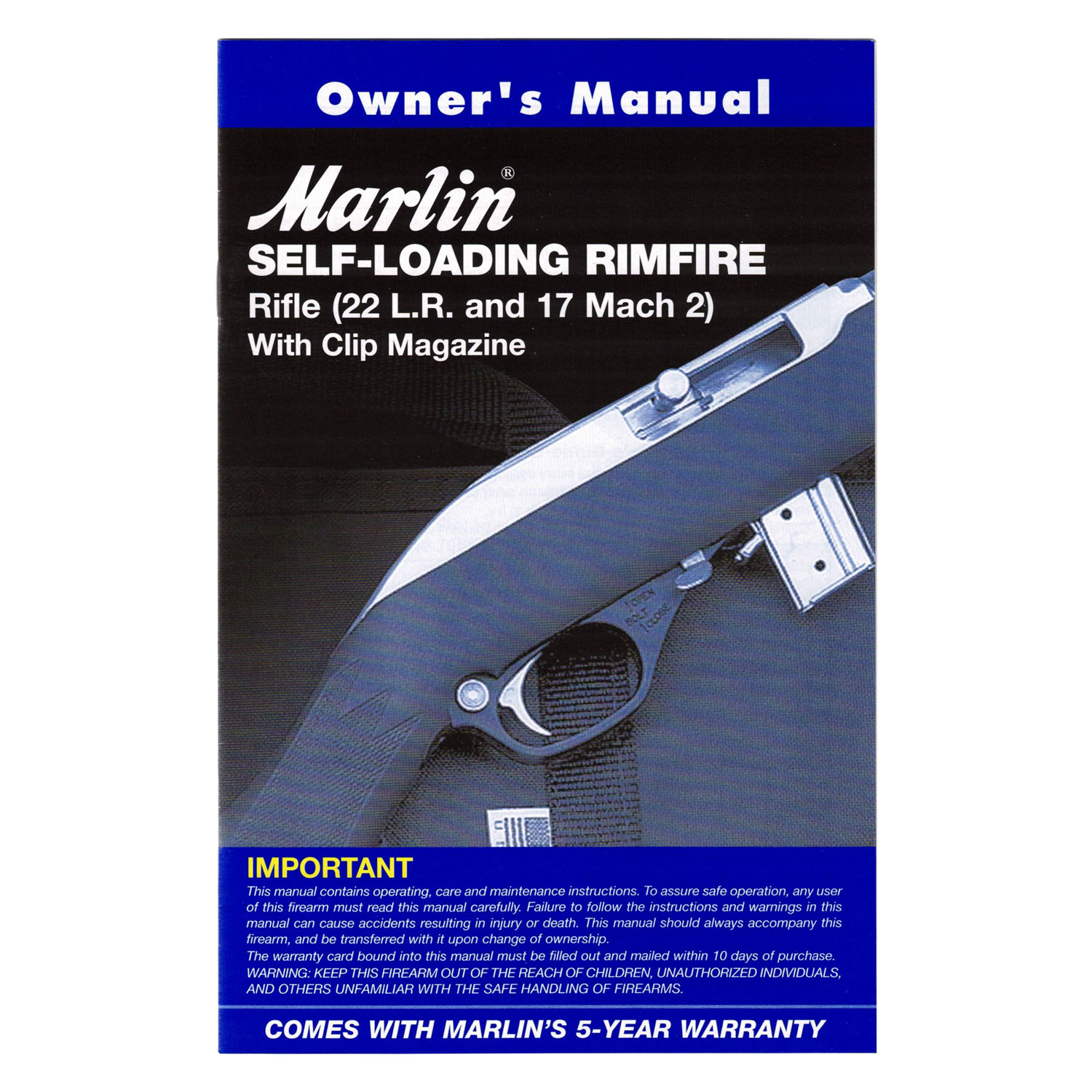 Marlin 795 and 70 Rimfire Rifle Owner's Manual