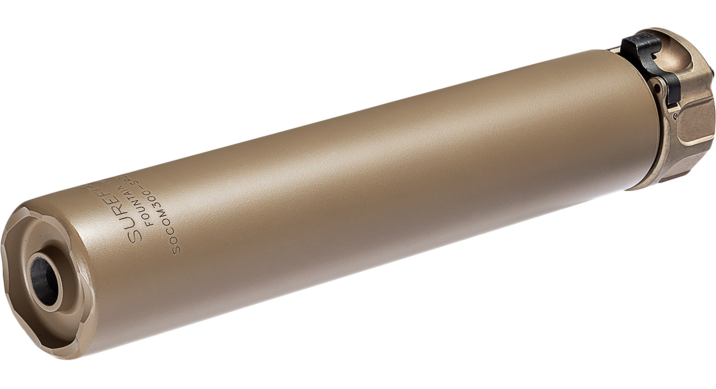 Surefire SOCOM300-SPS 300 Blackout High Temp Suppressor Surefire Fast-Attach Mount, FDE Finish