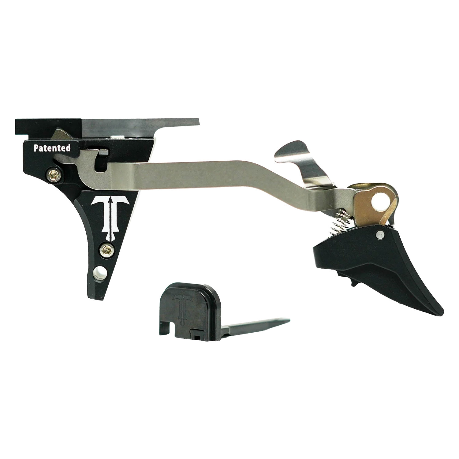 TriggerTech Glock Two-Stage Trigger, Black Pro Curved Trigger