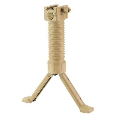 Grip Pod Systems GPS-02T Military Vertical Foregrip Bipod Tan - GPS-02T