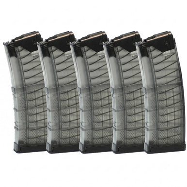 Lancer Systems L5AWM GEN 2 30-Round Magazine 5.56/.223/.300BLK L5-G2-30-SMK - Translucent Smoke - 5 PACK OF MAGAZINES
