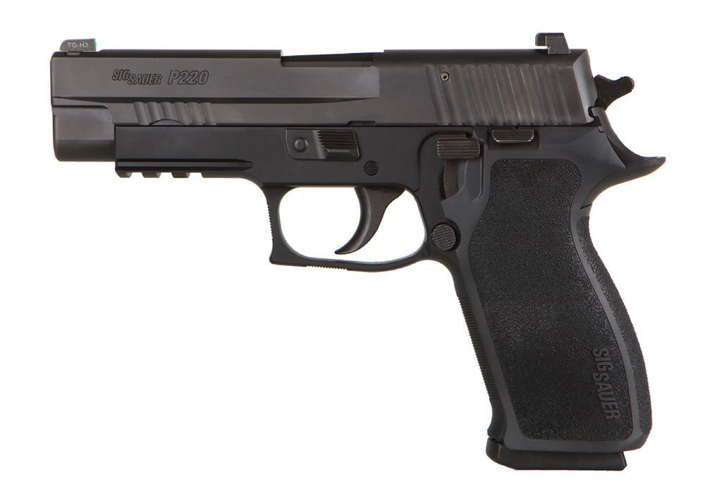 Sig Sauer P220 Elite Pistol W220R-45-BSE, 45 ACP, 4.40in, Wood Grips, 8 Rds