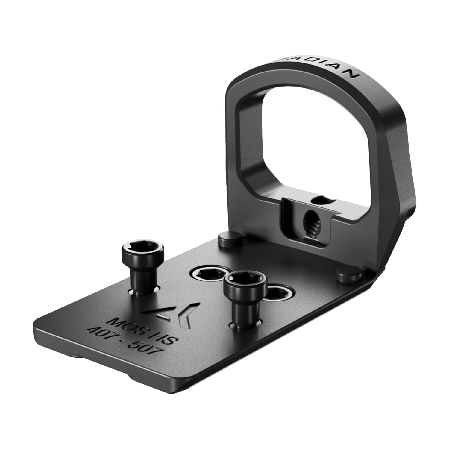 Radian Weapons GUARDIAN + SIX Combo, Optic Guard & Back Up Irons - 407 / 507, Glock MOS Black