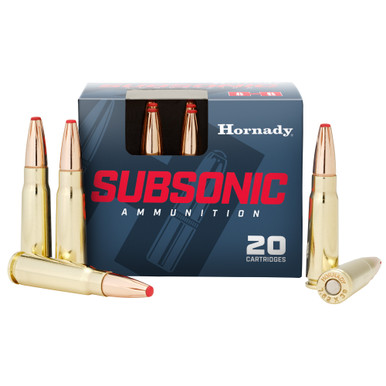 Hornady Subsonic 7.62X39mm 255 Grain Subsonic eXpanding Projectile - 20 Round Box