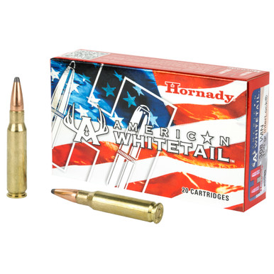 Hornady 8090 American Whitetail 308 Win Ammo 150 Grain InterLock Soft Point (SP) - 20 Round Box