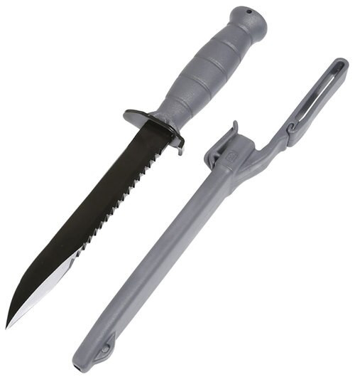 Glock Field Knife Field, Sawback 6.5" Spring Steel HRC 55 Clip Point
