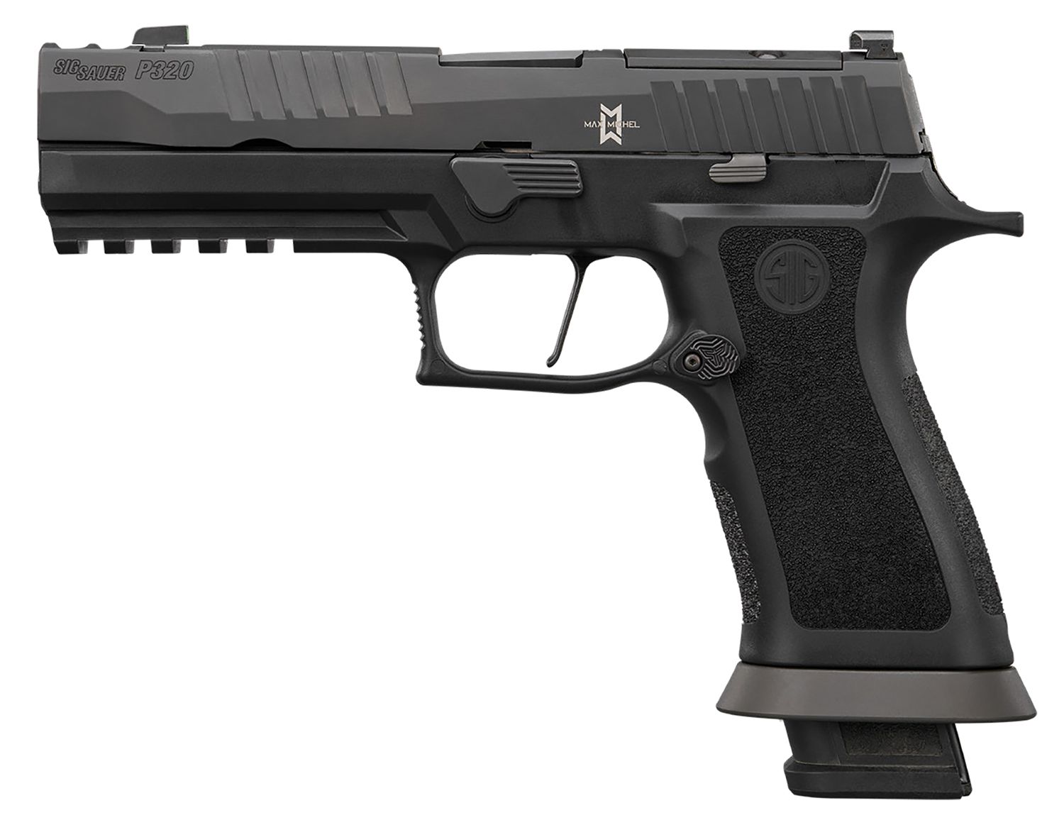 Sigarms P320XF M.O.D. Optic Ready Pistol 320XF9MAXM, 9mm Luger, 3.90in, Black XSeries, Matte Black DLC Finish, 21 Rds