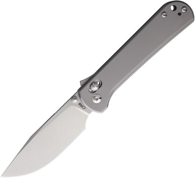 CJRB J1960-TI Bolt Recoil-Lock V2 Folding Knife - 3.25" AR-RPM9 Satin Drop Point Blade, Titanium Handles