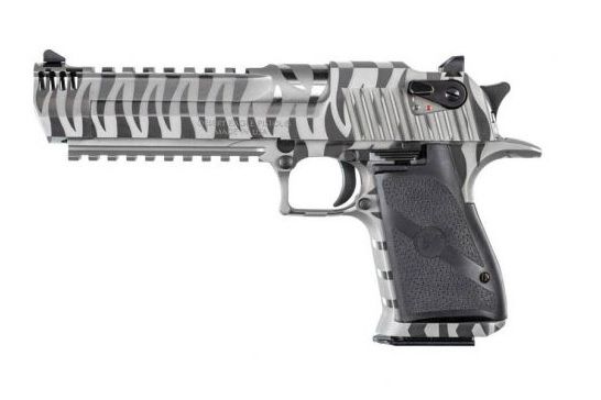 Magnum Research Desert Eagle Mark XIX Pistol DE44WTS, 44 Magnum, 6.0in, Stainless Tiger Stripe Finish, 8 Rds