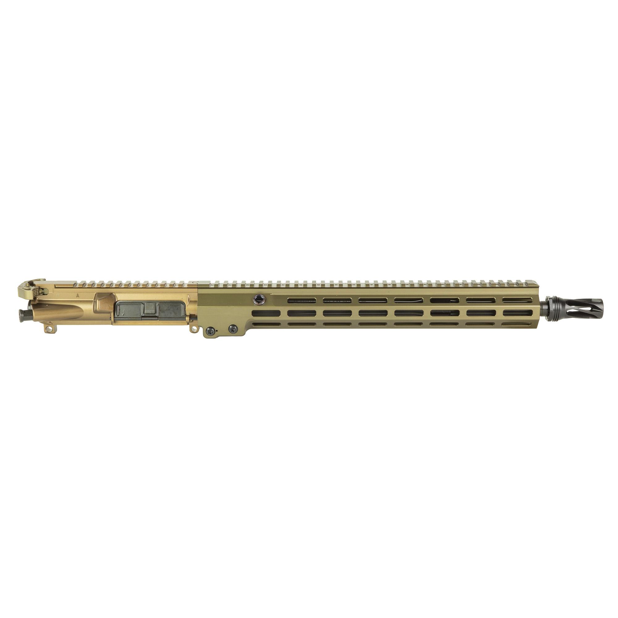 Geissele Automatics Super Duty MOD1 Complete Upper Receiver, 5.56 NATO 16", W/ HUXWRX QD 556 Flash Hider, Desert Dirt Color (08-548S)