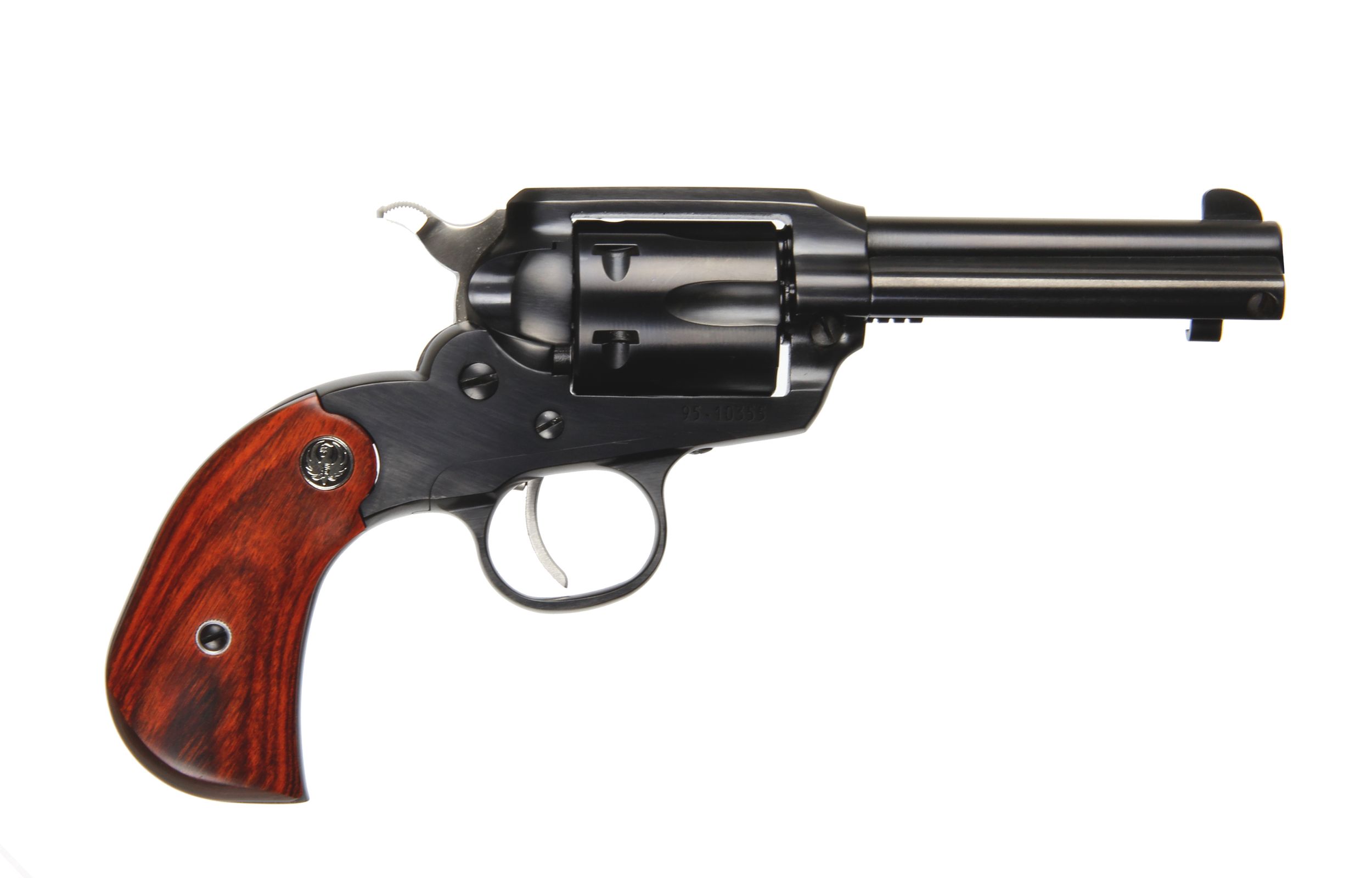 Ruger Bearcat Shopkeeper Revolver 0918, 22LR, 3.5in, Wood Grips, Blued Finish 6 Rds