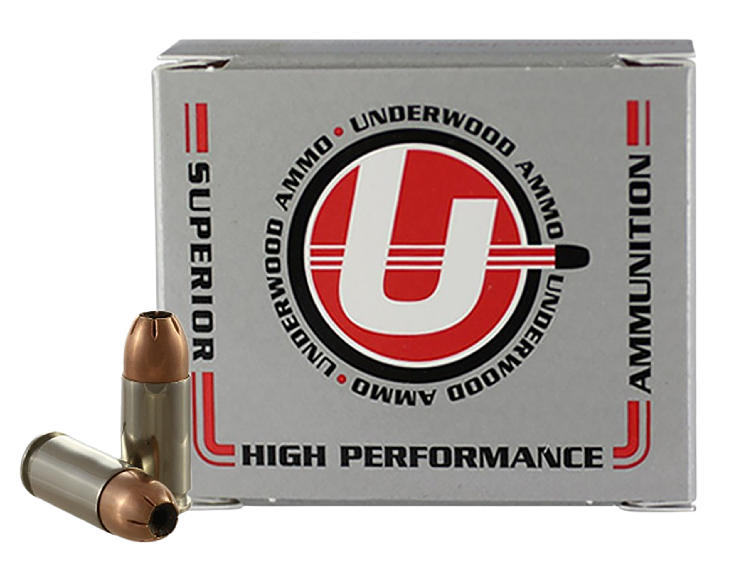 UnderwoodPistol Ammunition UA134, 9mm, Jacketed Hollow Point (JHP), 124GR, 1225fps, 20 Rd/bx