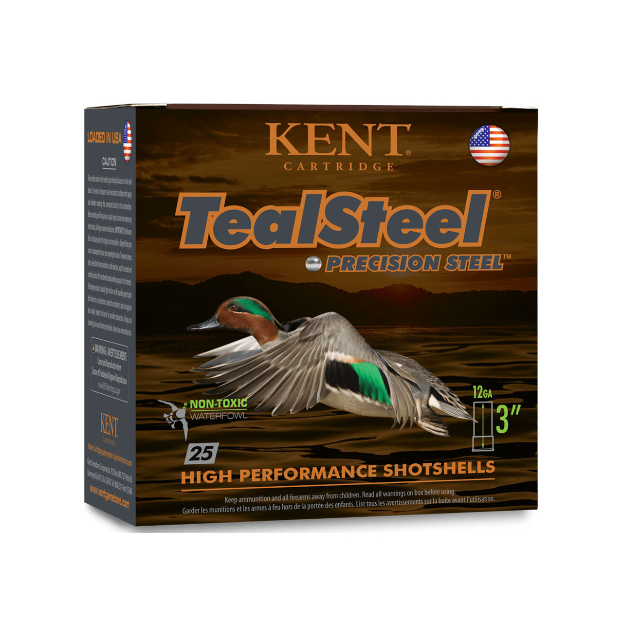 Kent Tealsteel 20ga 3″ 1oz #6 Shot 250rd Case