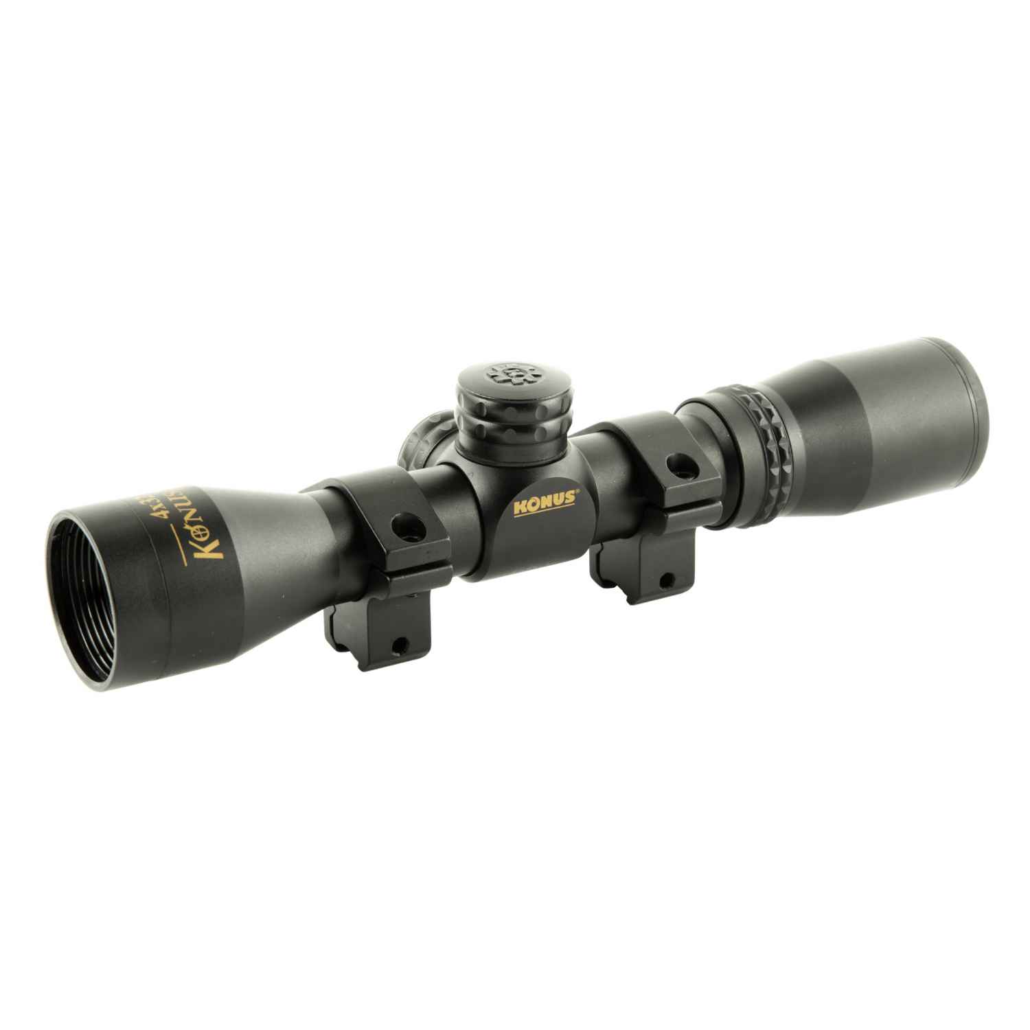 KONUS KONUSPRO RIFLE SCOPE, 4X32, 1", GLASS ETCHED 30/30 RETICLE, MATTE FINISH
