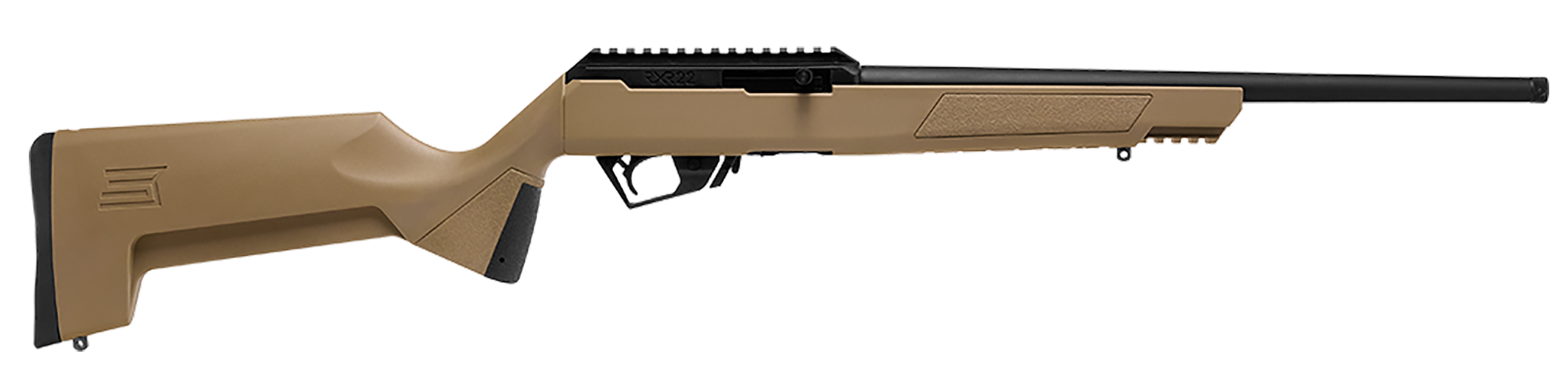 Savage RXR Semi-Auto Rifle 19779, 22 LR, 16.5", Synthetic FDE Stock, Threaded, 10 Rds