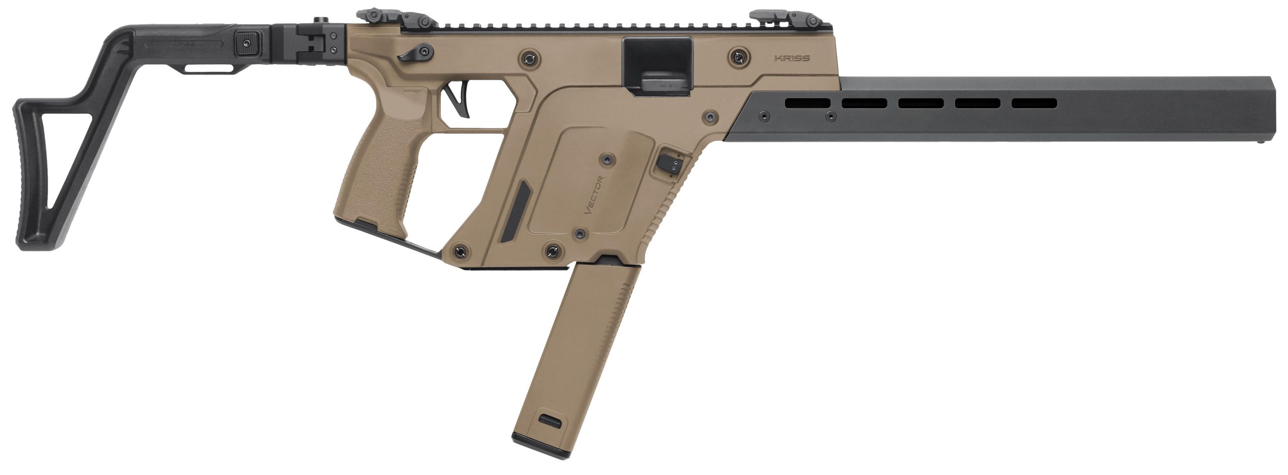 Kriss USA Vector CRB G3 Rifle KV45-3CFD00, 45 ACP, 16", Collapsible/Folding Telescopic Folding Stock, 30 Rds
